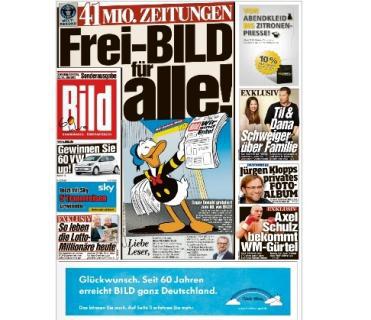 Polémico diario alemán Bild rompe récord con tiraje de 41 millones de ejemplares
