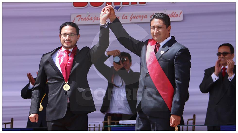 ​Cerrón juramenta y anuncia retomar estudios para nuevo aeropuerto (FOTOS)