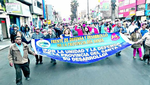 Corrupción en el sistema judicial también motivó marcha en Chimbote