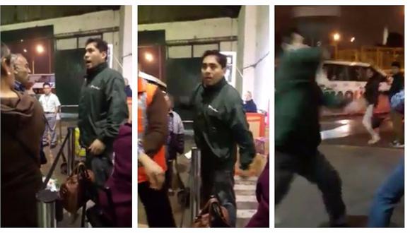 Facebook: trabajador de Soyuz protagoniza pelea con un pasajero en La Victoria (VIDEO)