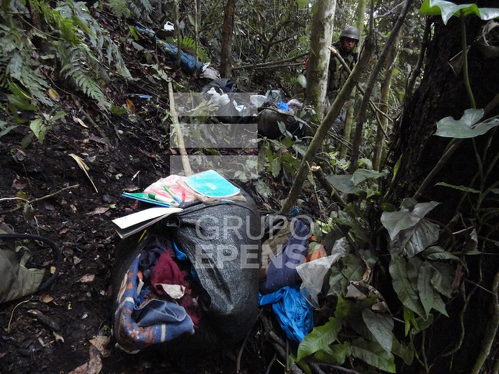FOTOS: Incautan pertenencias del camarada 'Raúl'