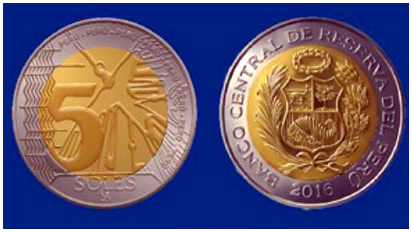 Estas son las características de las nuevas monedas de 5 soles (VIDEO)