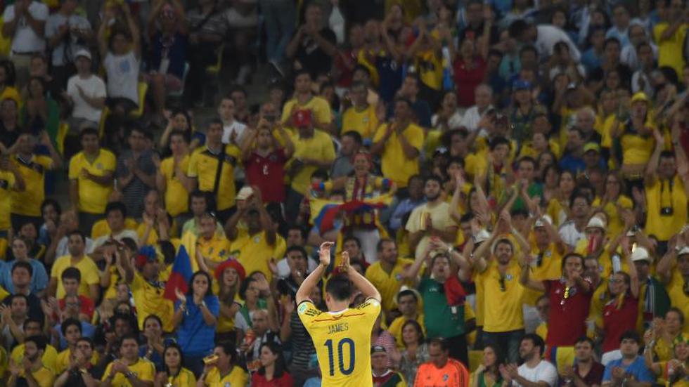 Brasil 2014: Colombia venció a Uruguay por dos goles a cero