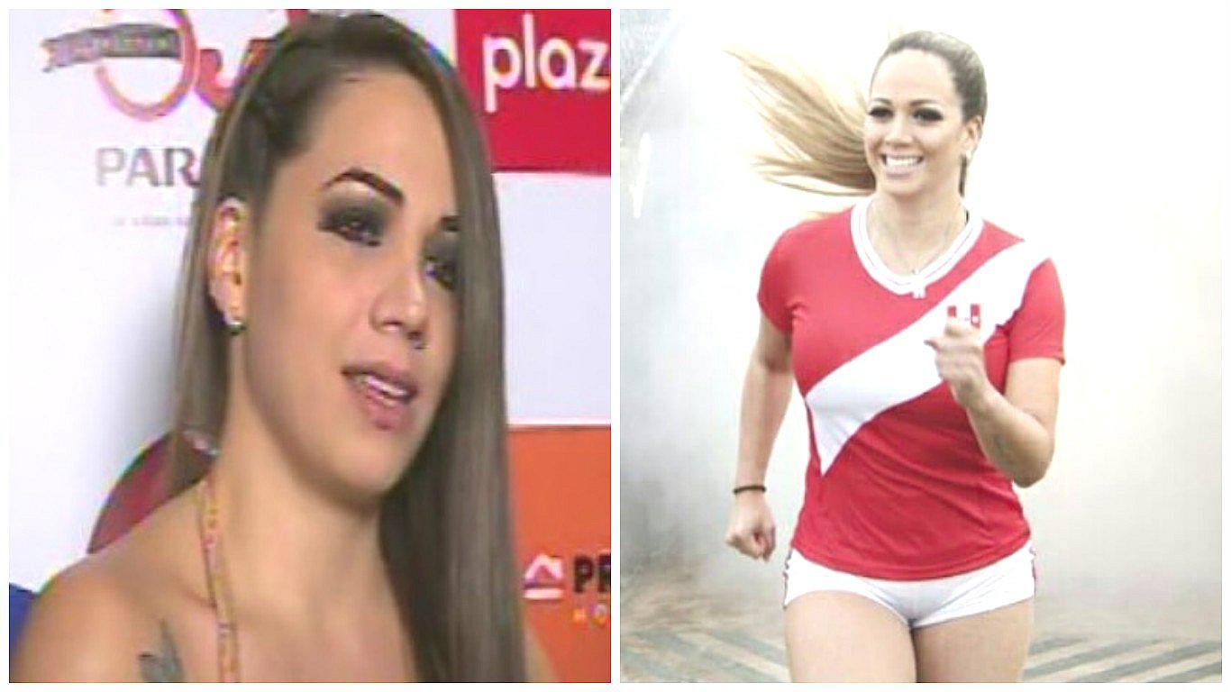 Melissa Klug muestra su apoyo a la selección peruana pese a la derrota ante Francia (FOTO)