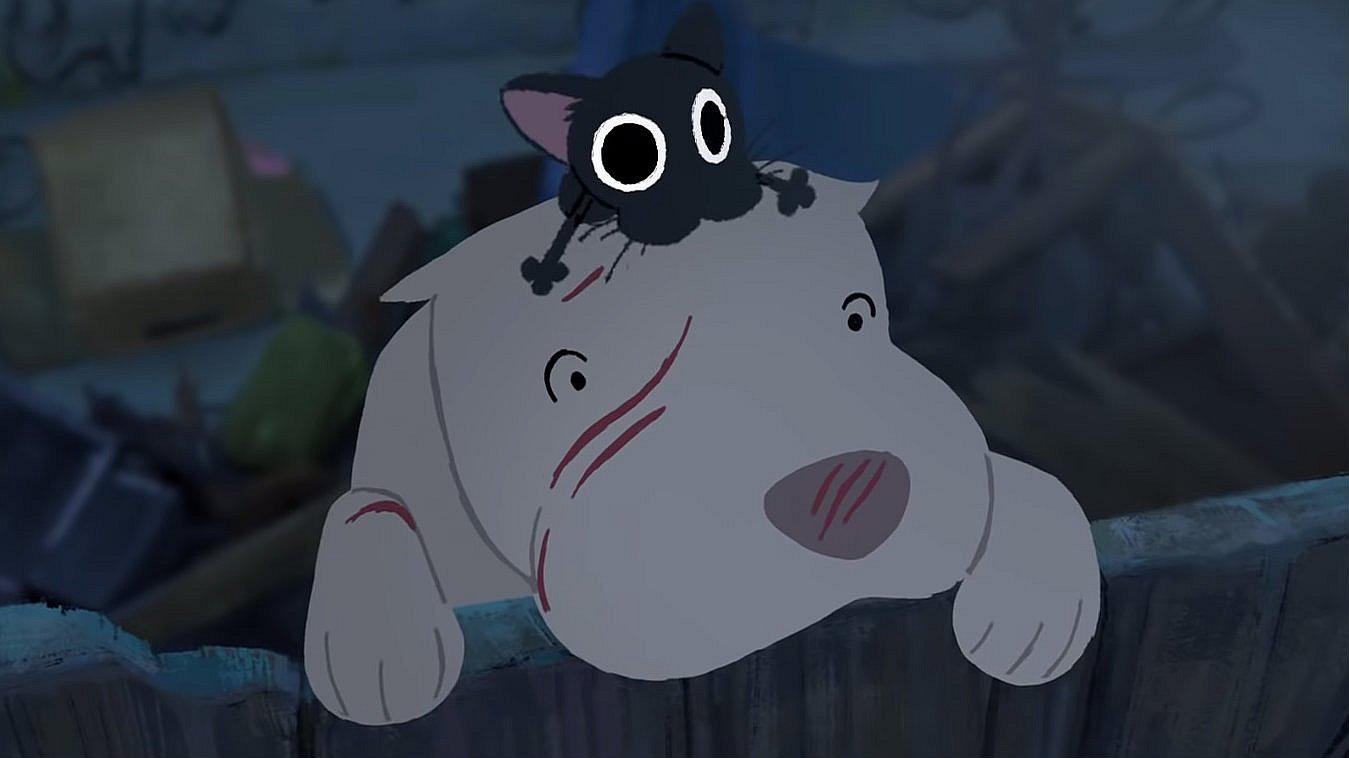 El corto sobre la amistad entre un pitbull maltratado y un gatito callejero que te hará llorar