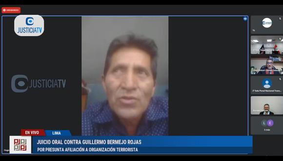 Hugo Tacuri Huamaní fue sentenciado a 15 años de prisión por tráfico ilícito de drogas. Fue presentado como testigo por la defensa de Guillermo Bermejo. (Foto: Justicia TV)