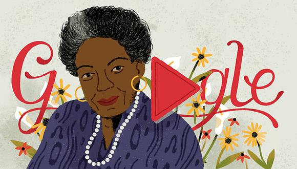 Maya Angelou: Google festeja los 90 años de su nacimiento
