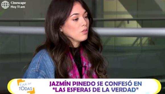 Jazmín Pinedo habló en 'Estás en Todas' sobre su salida de Latina. (Foto: América TV)