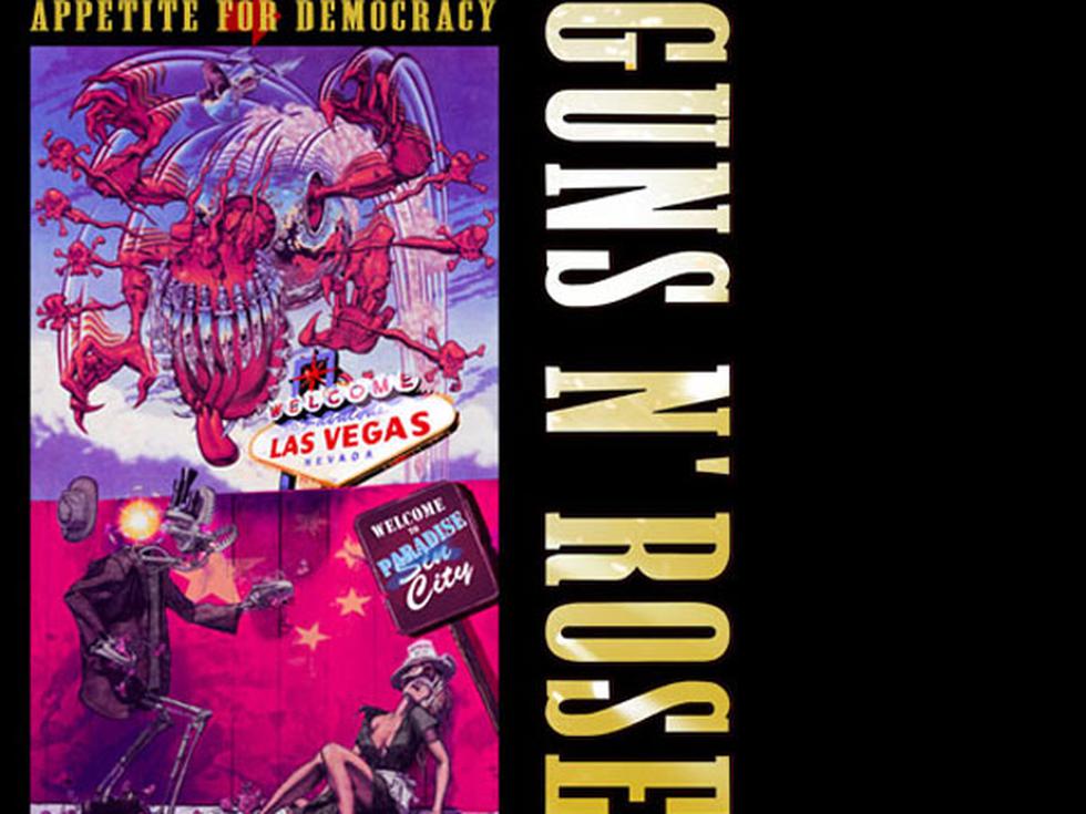 Polémico afiche de Guns N' Roses mostraría a una supuesta mujer violada