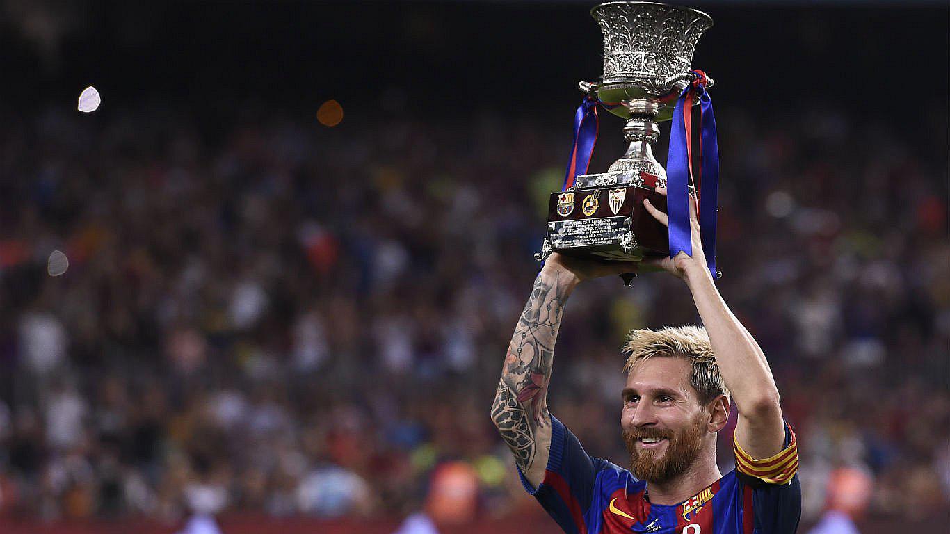 Barcelona goleó al Sevilla y se llevó la supercopa de España