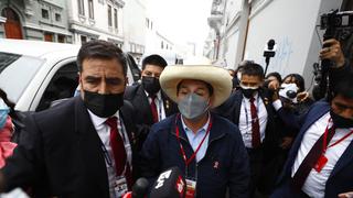 Pedro Castillo participó en congreso de Perú Libre y se trasladó a local partidario en Paseo Colón