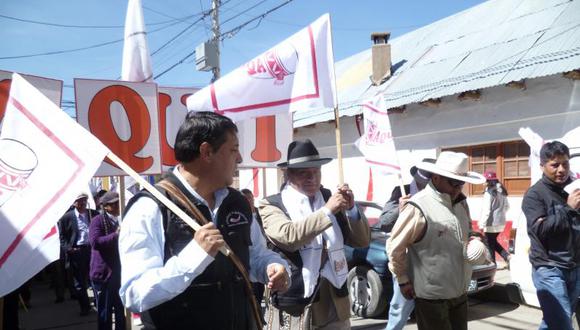 Presidente regional de Puno se anima por la reelección