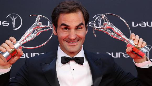 Roger Federer gana el premio al Mejor Deportista del Año por quinta vez