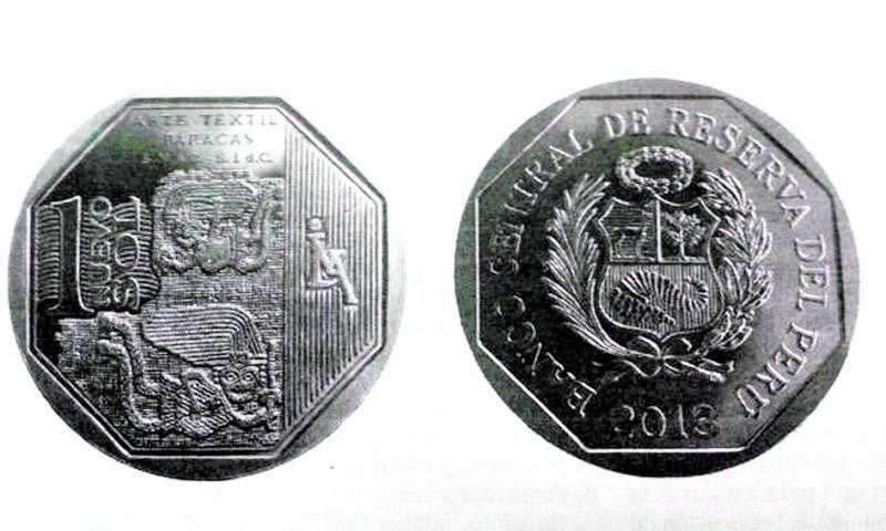 Cultura Paracas en serie numismática 