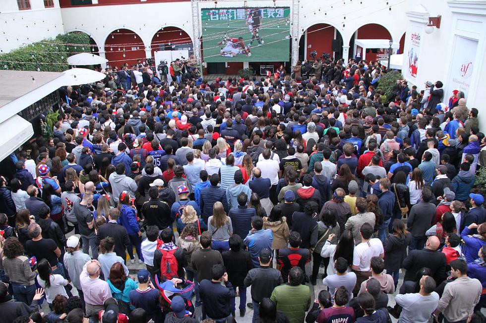Así celebraron los franceses en Lima los goles de su selección (FOTOS y VIDEO)