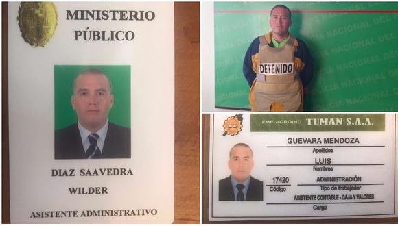 Chiclayo: Detienen a individuo con carnet de la Fiscalía y de la empresa Tumán 