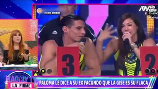 Magaly Medina indignada con Paloma Fiuza por decir que Gisela Valcárcel ‘es la flaca’ de Facundo (VIDEO)