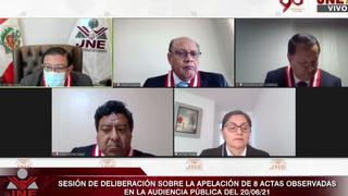 Abogado de Fuerza Popular llama “comunistas” a defensa legal de Perú Libre en plena audiencia del JNE