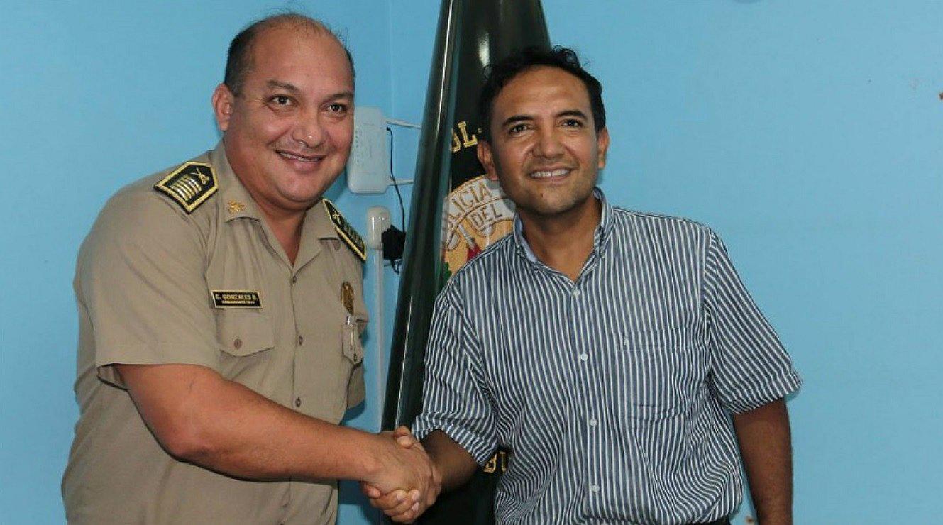 Alcalde de Nuevo Chimbote y comisario de Buenos Aires trabajarán juntos contra la inseguridad 