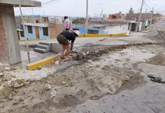 Pisco: Rebose de reservorio perjudicó a 50 viviendas en Túpac Amaru