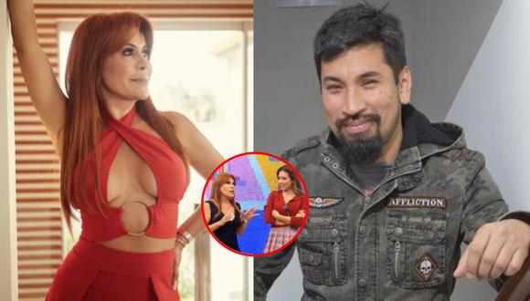 La popular 'urraca' también expuso la supuesta infidelidad del comentarista deportivo Óscar del Portal. (FOTO: Instagram @magalymedinav/Allen Quintana/GEC)