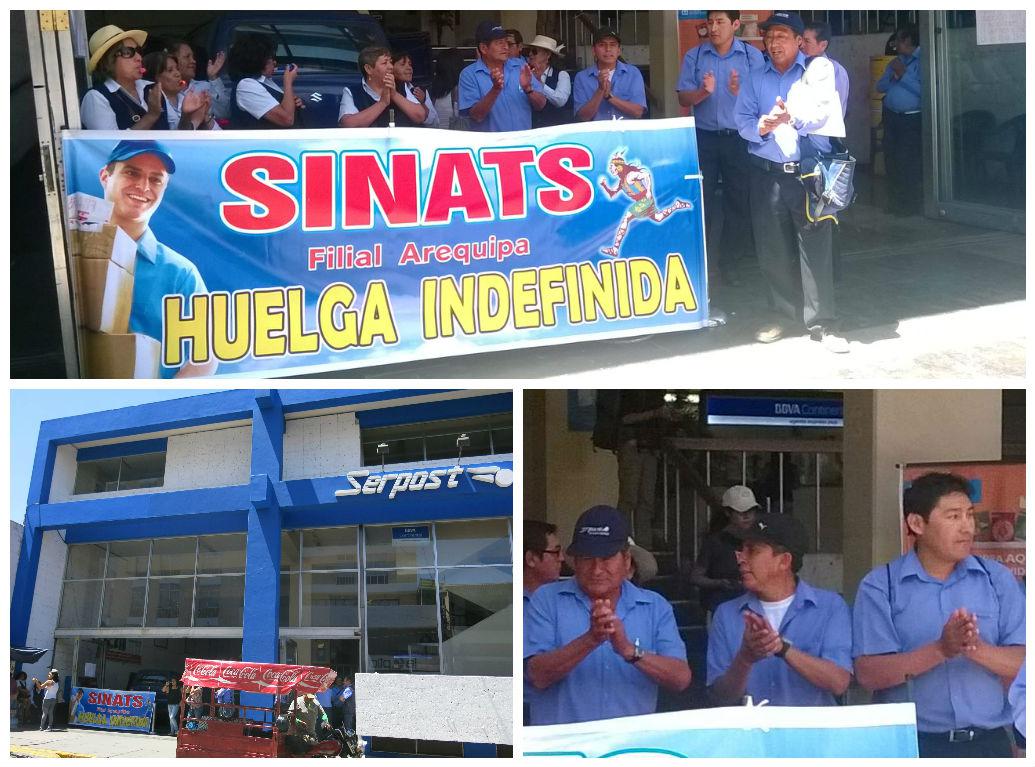 Arequipa: Mensajeros del Serpost acatan 5 días de huelga