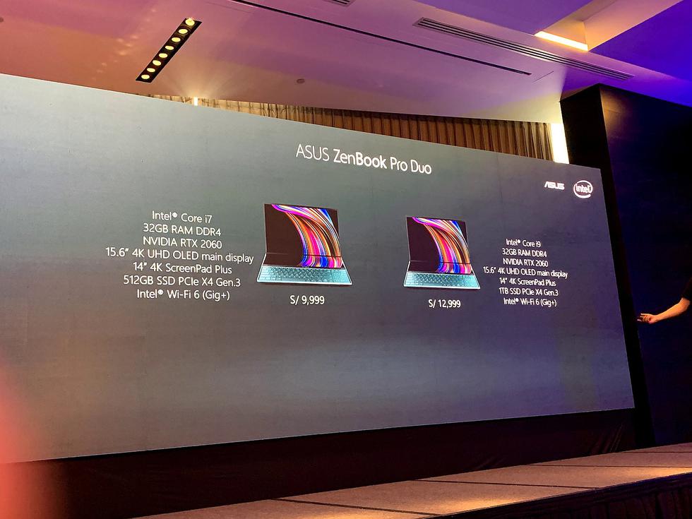 Llega a Perú la ZenBook Pro Duo la laptop de doble pantalla
