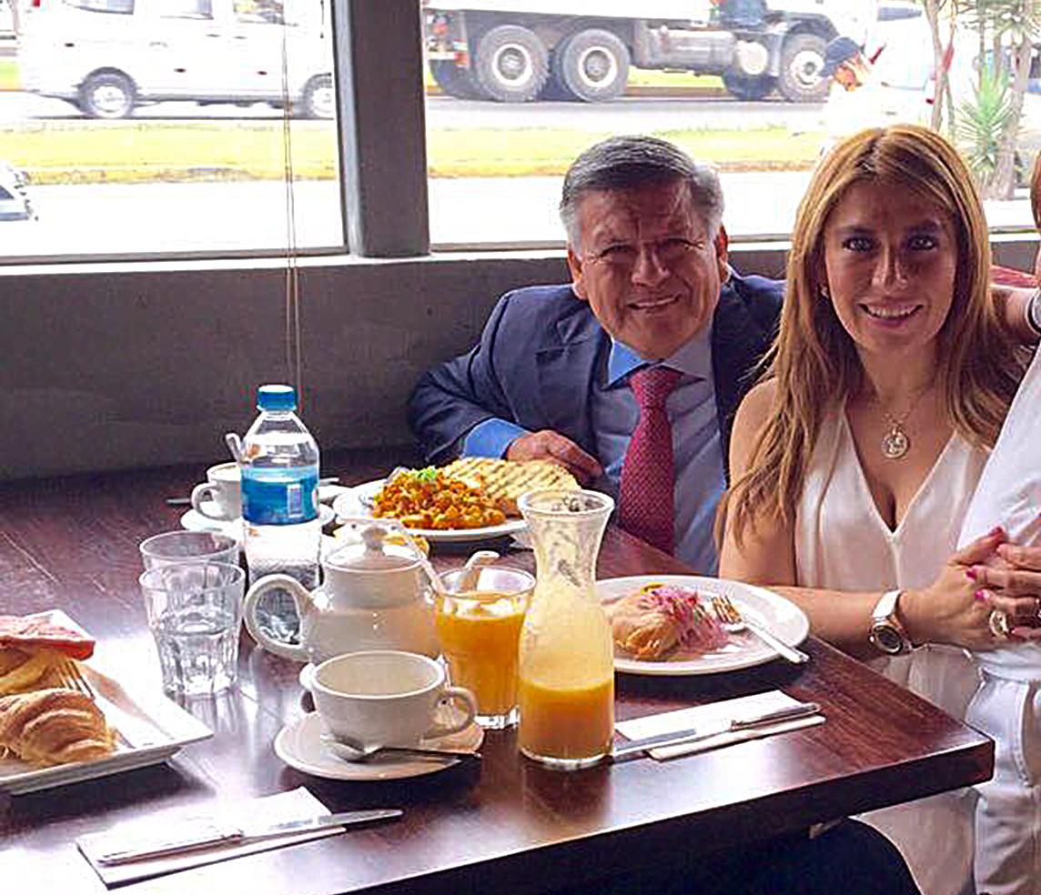 El primo de la pareja de César Acuña está en Chavimochic