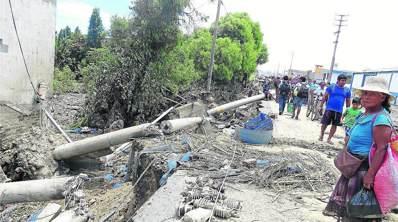 Áncash: Provincias del Santa, Casma y Huarmey están aisladas por los huaicos y lluvias