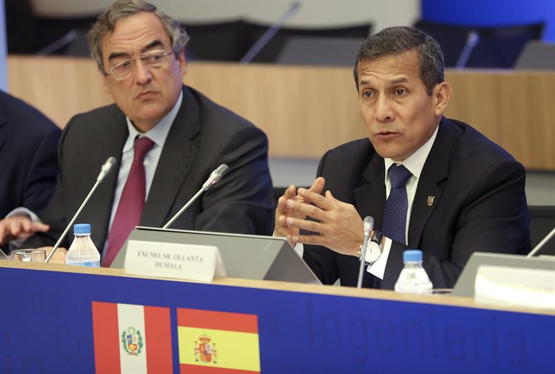 Ollanta Humala invita a pequeñas y medianas empresas españolas a invertir en el Perú