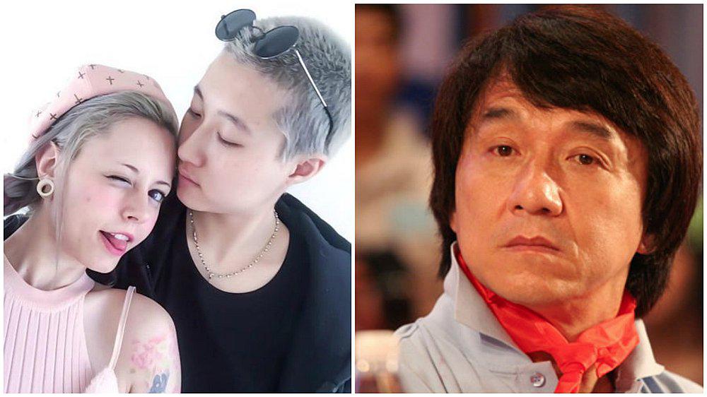 Hija de Jackie Chan, que vive en la calle, acusa al actor de homofobia (VIDEO)