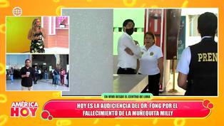 Doctor Fong llegó a la Dirincri para declarar por caso de Muñequita Milly (VIDEO)