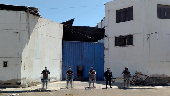 Policía intervino vivienda de la calle Modesto Molina por lavado de activos