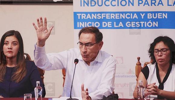 ​Presidente Vizcarra pide a autorides continuar con obras y no detenerlas