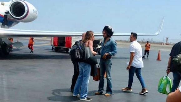 Lenny Kravitz llegó a Perú y ya está listo para su concierto en Lima 