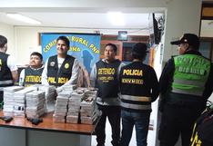 Arequipa: Policía incauta 92 kilos de droga en Camaná