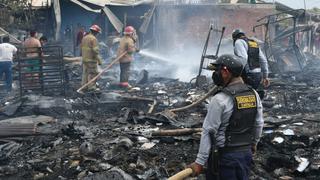 Cinco familias damnificadas dejó incendio en asentamiento humano, en la región Piura