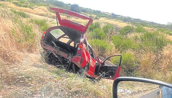 El accidente ocurrió ayer en la mañana cuando se dirigían desde la provincia de Sullana a Pueblo Nuevo de Colán, en Paita. Los heridos fueron trasladados al hospital.