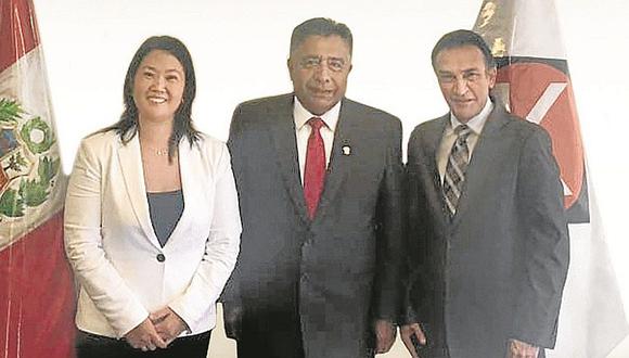 Chiclayo: David Cornejo se reunió con Keiko Fujimori