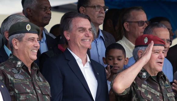 El presidente Jair Bolsonaro ha incrementado el número de militares en la administración pública durante su gestión. (Foto: AFP)