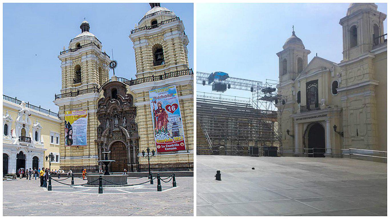 Facebook: denuncian que histórica pileta fue retirada de Plazuela San Francisco (FOTO)