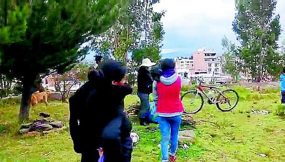 Huancayo: Familias con niños no acatan cuarentena y se enfrentan a los agentes