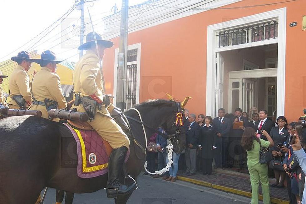 Recrean entrega de Tacna en ex Casa Jurídica