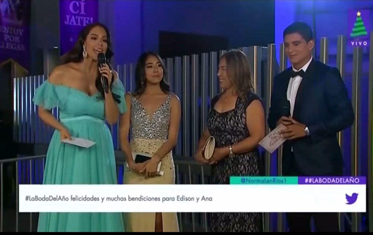 Karen Schwarz se equivocó al pronunciar el apellido de Ana Siucho cuando hacía entrevista