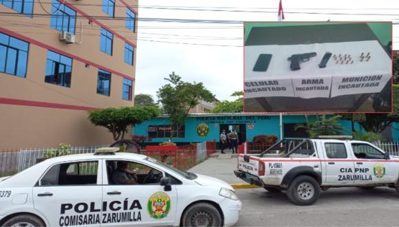 El agente César Augusto Seclén Sandoval reportó el acto delictivo ante la comisaría del sector.