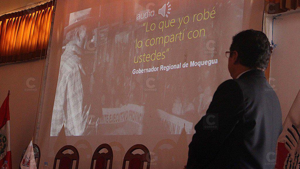 Video: Defensor del Pueblo recuerda que gobernador moqueguano reconoció haber robado en carreterilla