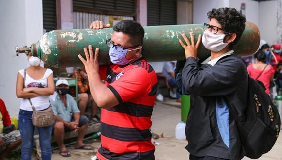 Los balones de óxigeno llegaron al Hospital Regional y al Hospital III de EsSalud, ambos en Iquitos.