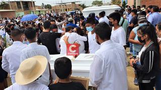 Piura: Mujer y sobrinos fallecidos en accidente son sepultados juntos