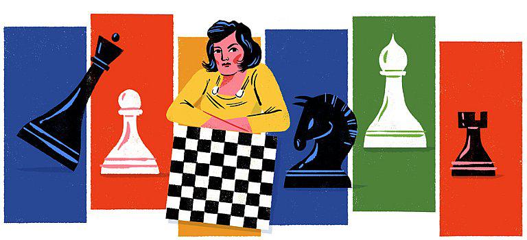 Google celebra el 114°  aniversario del nacimiento de Lyudmila Rudenko