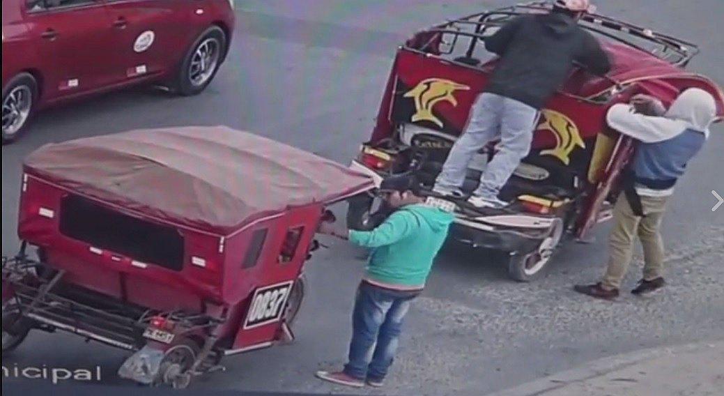 Nuevo Chimbote: Disturbios en "Paro de mototaxistas" (VIDEO) 